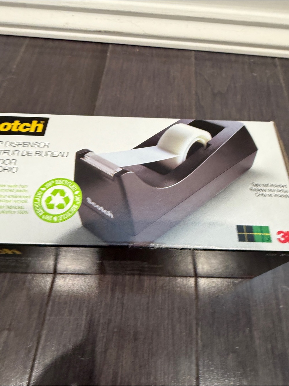 NWT Scotch Black Desktop Tape Dispenser by 3M Home Office - Picture 5 of 5